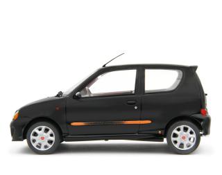 Fiat Seicento Sporting Abarth 1998 Nero Laudoracing 1:18 Resinemodell (Türen, Motorhaube... nicht zu öffnen!)